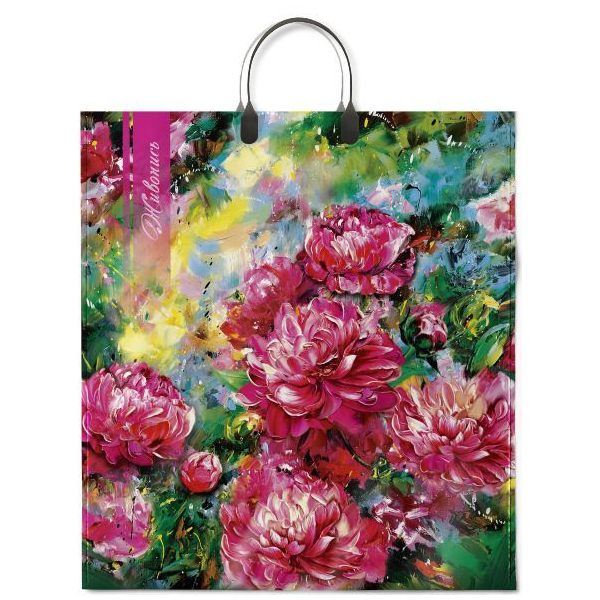 Сумка с пластиковой ручкой 40x44 Интерпак (Живопись)
