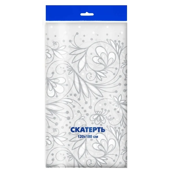 Скатерть одноразовая 120x180 Интерпак (Вуаль)