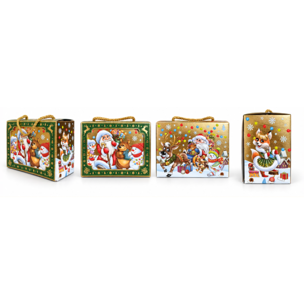 Коробка подарочная 900 гр BOX-NG-2220 (зеленая) с верев ручкой 20.5x10x16 Коробка подарочная 900 гр BOX-NG-2220 (зеленая) с верев ручкой 20.5x10x16