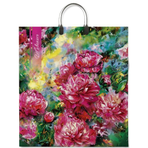 Сумка с пластиковой ручкой 40x44 Интерпак (Живопись)