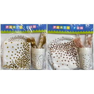Набор бумажной посуды 6 персон (36 предметов) N217 50уп/кор Набор бумажной посуды 6 персон (36 предметов) N217 50уп/кор