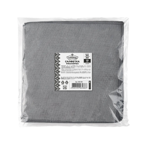 Салфетка из микрофибры 30x30 см Горница (Серая)